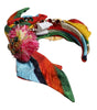 Bandeau Dolce &amp; Gabbana multicolore orné de cristaux floraux