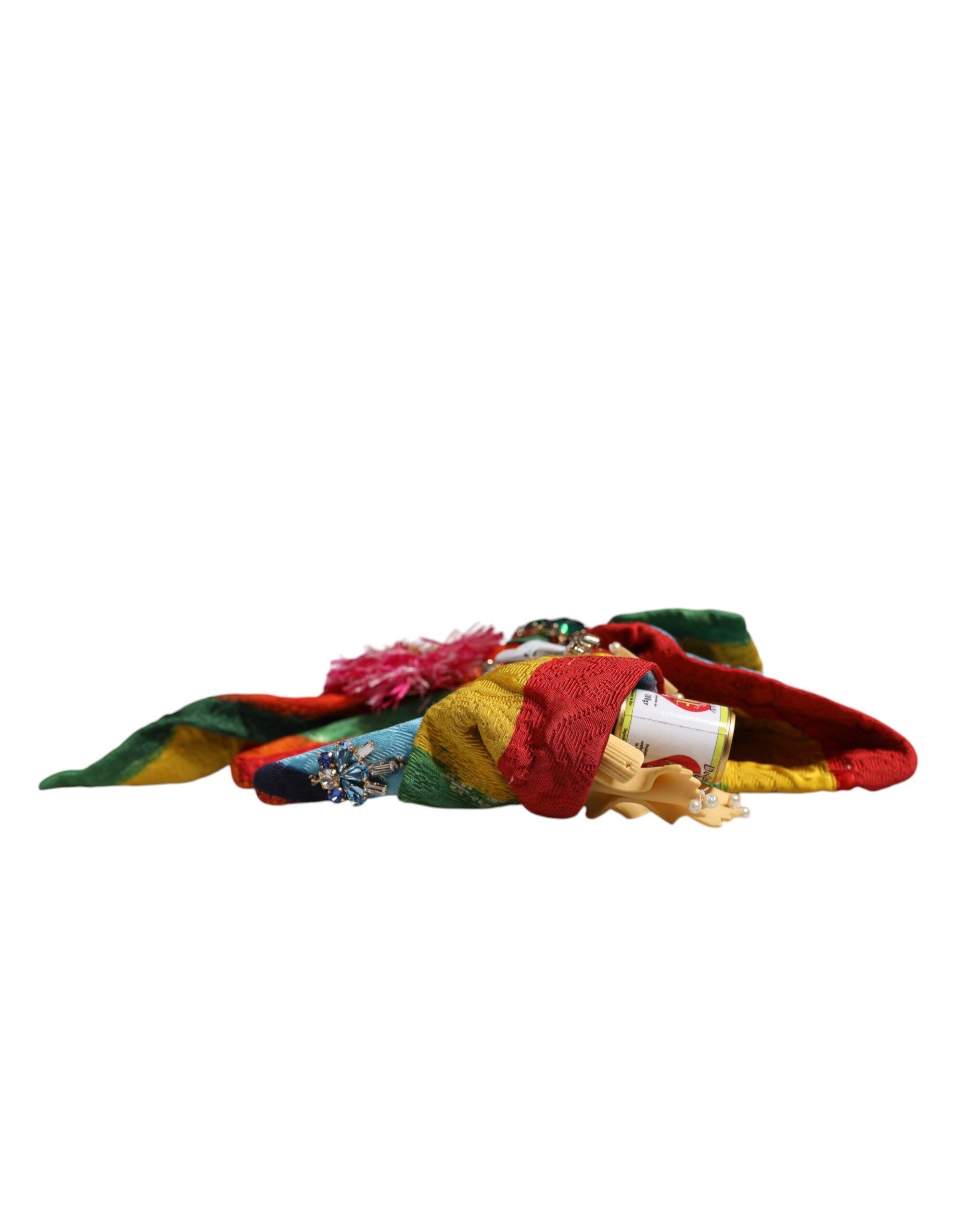 Bandeau Dolce &amp; Gabbana multicolore orné de cristaux floraux