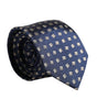 Dolce &amp; Gabbana Blue Patterned Silk Adjustable Necktie Tie