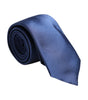 Dolce & Gabbana Blue Solid Silk Adjustable Necktie Tie