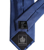 Dolce & Gabbana Blue Solid Silk Adjustable Necktie Tie
