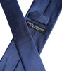 Dolce & Gabbana Blue Solid Silk Adjustable Necktie Tie