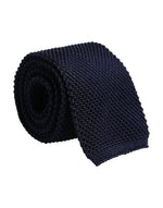 Dolce &amp; Gabbana Dark Blue Silk Adjustable Necktie Tie