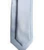 Dolce & Gabbana Light Blue Solid Silk Adjustable Necktie Tie