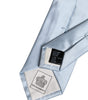 Dolce & Gabbana Light Blue Solid Silk Adjustable Necktie Tie
