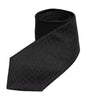 Dolce &amp; Gabbana Black Patterned Silk Adjustable Necktie Tie