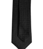 Dolce &amp; Gabbana Black Patterned Silk Adjustable Necktie Tie