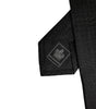 Dolce &amp; Gabbana Black Patterned Silk Adjustable Necktie Tie