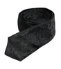 Dolce &amp; Gabbana Dark Green Floral Silk Adjustable Necktie Tie