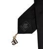 Dolce & Gabbana Black Logo Embellished Adjustable Necktie Tie
