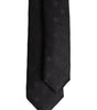 Dolce &amp; Gabbana Black Circles Silk Adjustable Necktie Tie