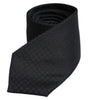 Dolce &amp; Gabbana Black Circles Silk Adjustable Necktie Tie