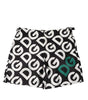 Maillots de bain Dolce & Gabbana avec short de plage noir et blanc et logo