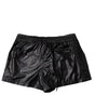 Dolce & Gabbana Black Polyester Beachwear Shorts Swimwear