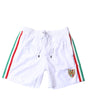 Dolce & Gabbana White Stripes Beachwear Shorts 2 Pc Swimwear