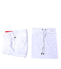 Dolce & Gabbana White Stripes Beachwear Shorts 2 Pc Swimwear