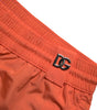 Dolce & Gabbana Orange Polyester Beachwear Shorts 2Pc Swimwear