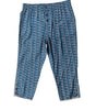 Dolce & Gabbana Blue Shark Print Cropped Beachwear Swimwear