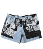 Short homme en coton imprimé statue bleu Dolce &amp; Gabbana