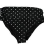 Bas de bikini noir à pois Dolce &amp; Gabbana