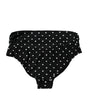 Bas de bikini noir à pois Dolce &amp; Gabbana