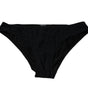 Dolce &amp; Gabbana Black Nylon Stretch Mid Waist Panty Underwear