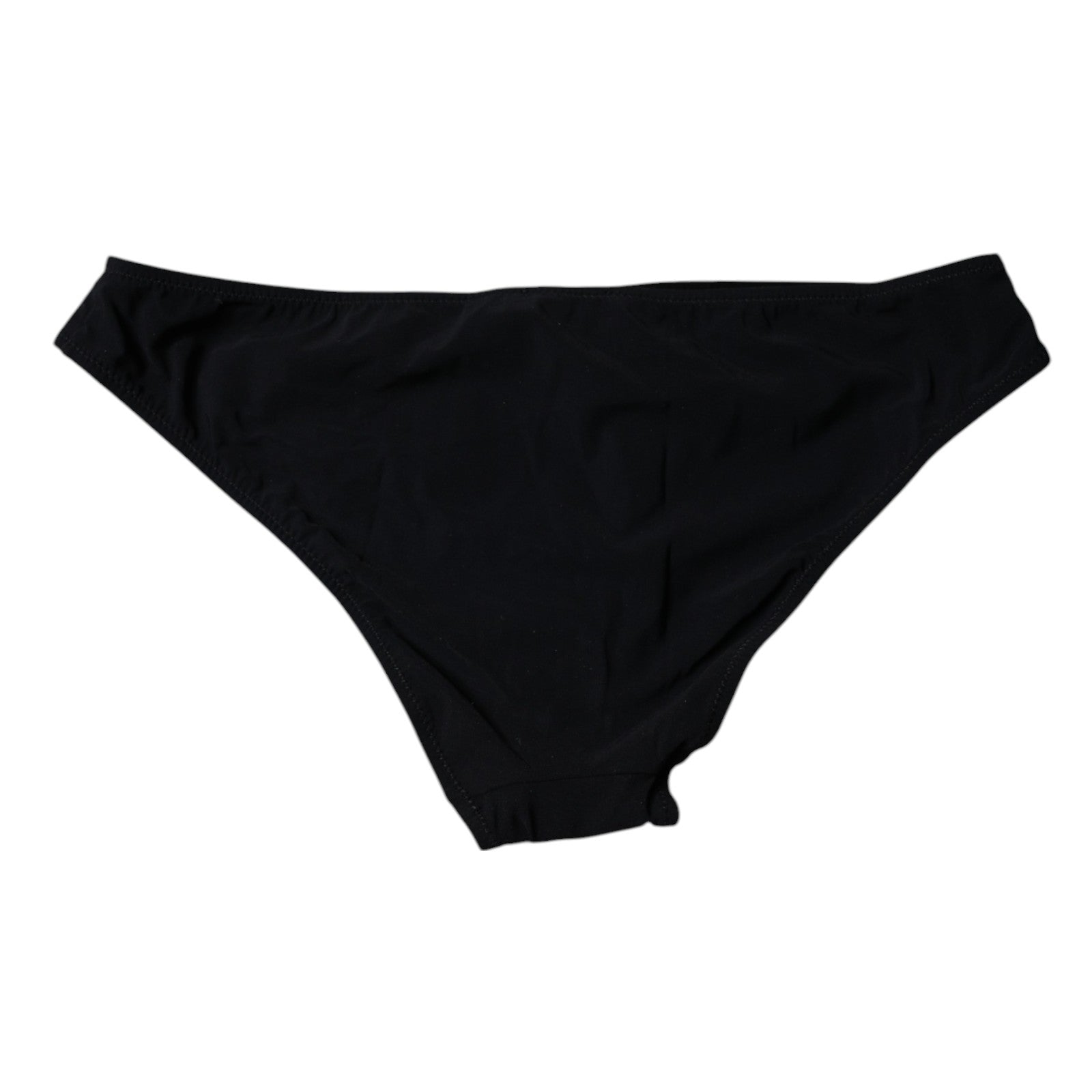 Dolce &amp; Gabbana Black Nylon Stretch Mid Waist Panty Underwear