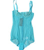 Dolce &amp; Gabbana Blue Tulle Balconette Bra Bodysuit Underwear
