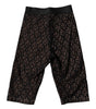 Dolce &amp; Gabbana Black Logo Monogram Cropped Tights Underwear
