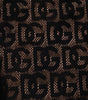 Dolce &amp; Gabbana Black Logo Monogram Cropped Tights Underwear