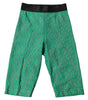 Dolce &amp; Gabbana Green Logo Monogram Cropped Tights Underwear
