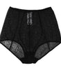 Dolce & Gabbana Black Logo Girdle High Waist Panty Underwear