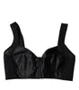 Dolce & Gabbana Black Nylon Balconcino Brassiere Underwear