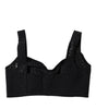 Dolce & Gabbana Black Nylon Balconcino Brassiere Underwear