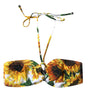 Haut de bikini à fleurs multicolores Dolce &amp; Gabbana