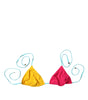 Haut de bikini dos nu multicolore Dolce &amp; Gabbana