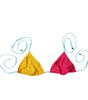 Haut de bikini dos nu multicolore Dolce &amp; Gabbana