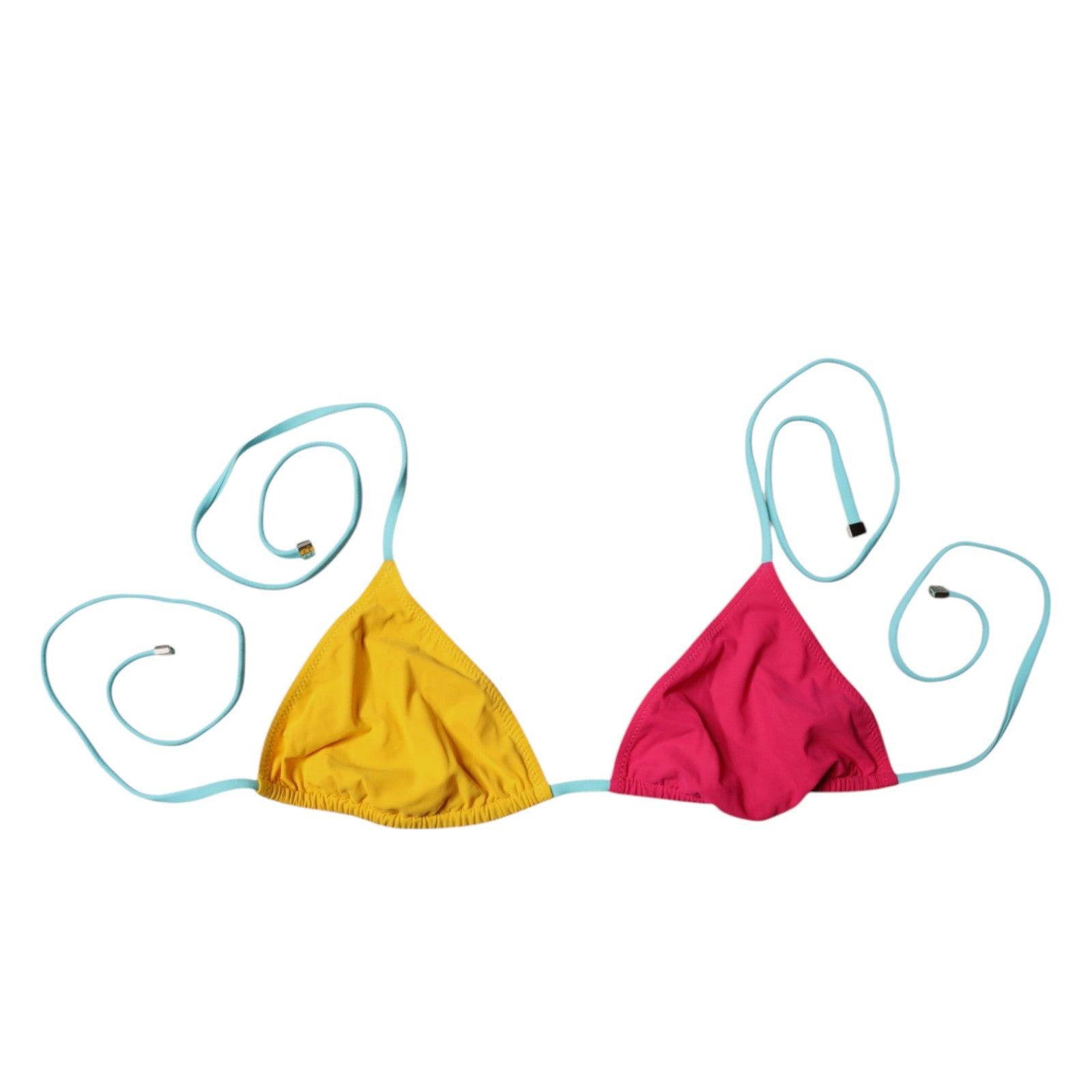 Haut de bikini dos nu multicolore Dolce &amp; Gabbana