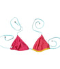 Haut de bikini dos nu multicolore Dolce &amp; Gabbana