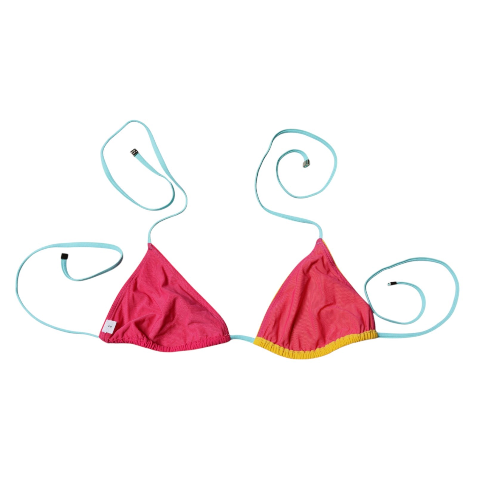 Haut de bikini dos nu multicolore Dolce &amp; Gabbana