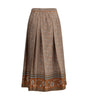 Valentino Knit lurex midi Skirt