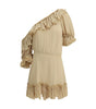 Saint Laurent One-shoulder silk Dress