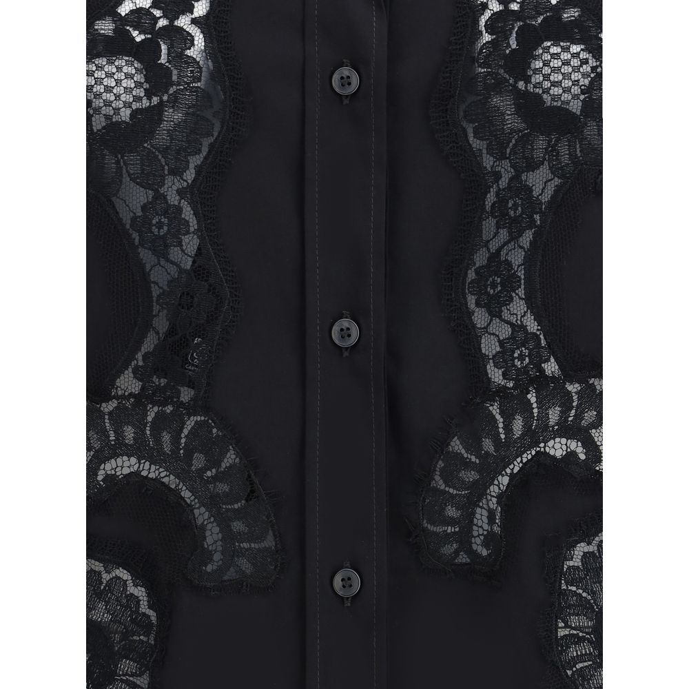 Chemise à empiècements en dentelle Dolce & Gabbana