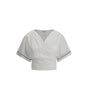 Brunello Cucinelli Buckle-knotted waist Blouse