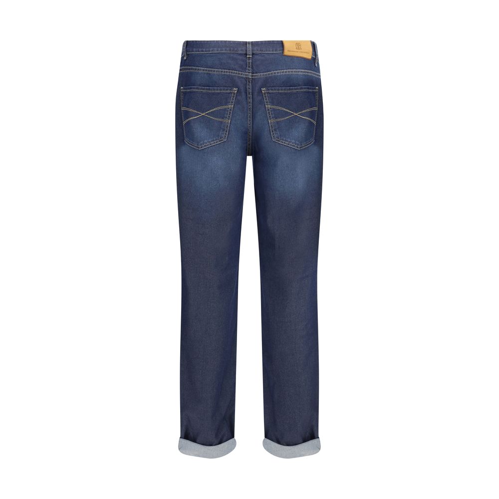 Brunello Cucinelli Jean coupe traditionnelle