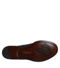 Dolce & Gabbana Black Embroidered Classic Leather Derby Dress Shoes