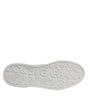 Dolce & Gabbana White Blue Leather Logo Low Top Sneakers Shoes