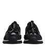 Dolce & Gabbana Black Mesh Sorrento Trekking Sneakers Shoes