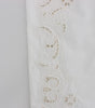 Dolce & Gabbana Elegant White Floral Cutout Dress Pants