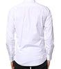 Chemise habillée à manches longues en coton blanc Dolce &amp; Gabbana